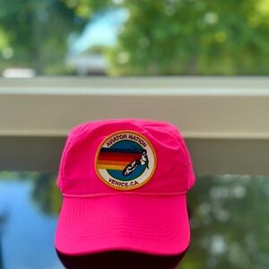 Aviator Nation Neon Pink Logo Trucker Hat